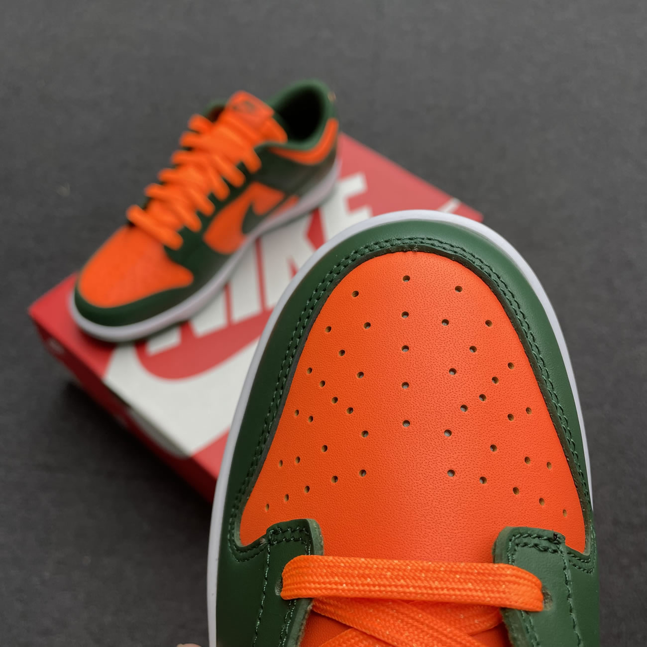 Nike Dunk Low Miami Hurricanes Dd1391 300 (8) - newkick.cc